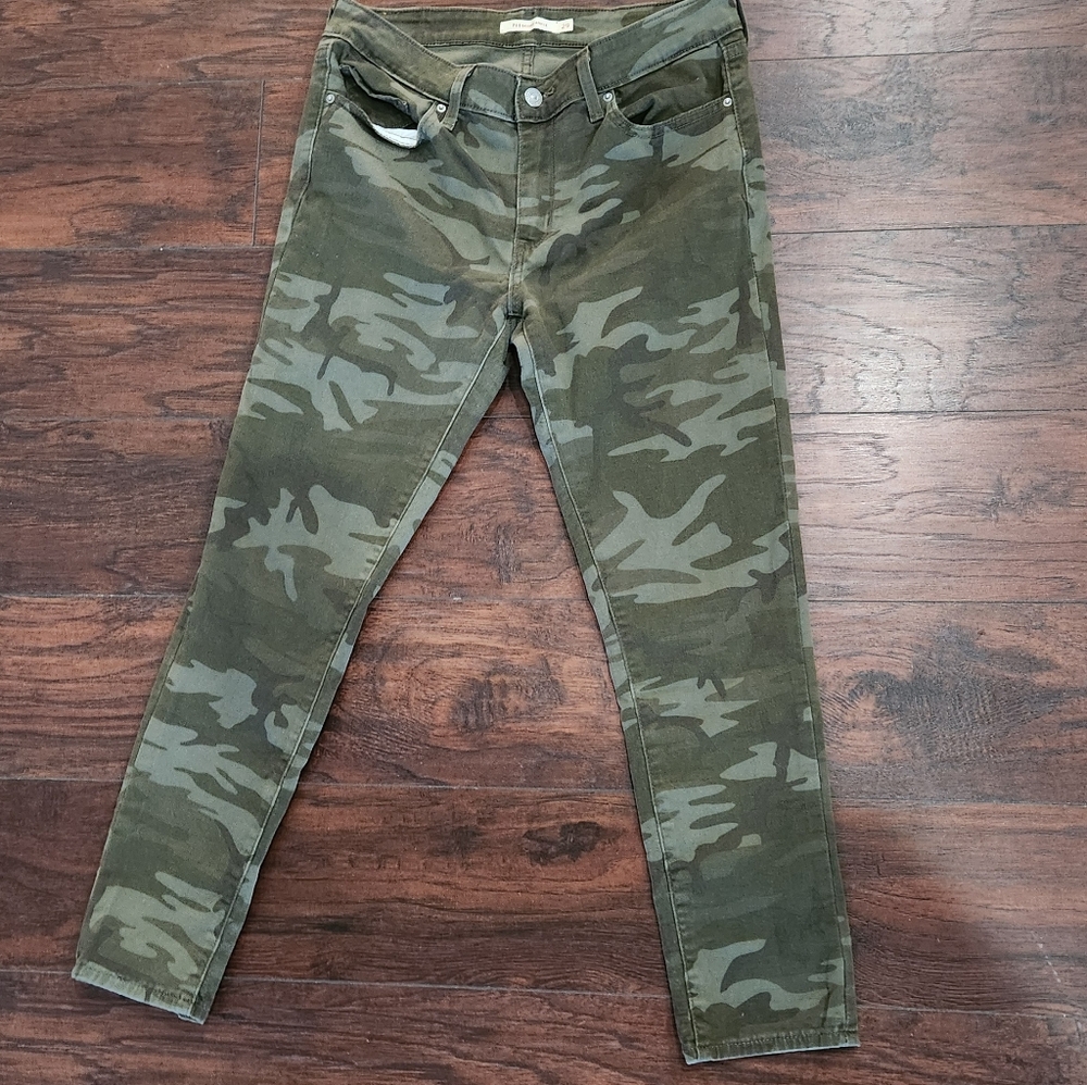 LEVI'S 711 Camo Print Skinny Ankle Women's Jeans 🪻 - Picture 5 of 10